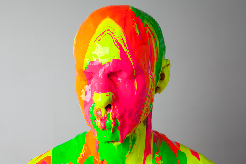 Homme peinture